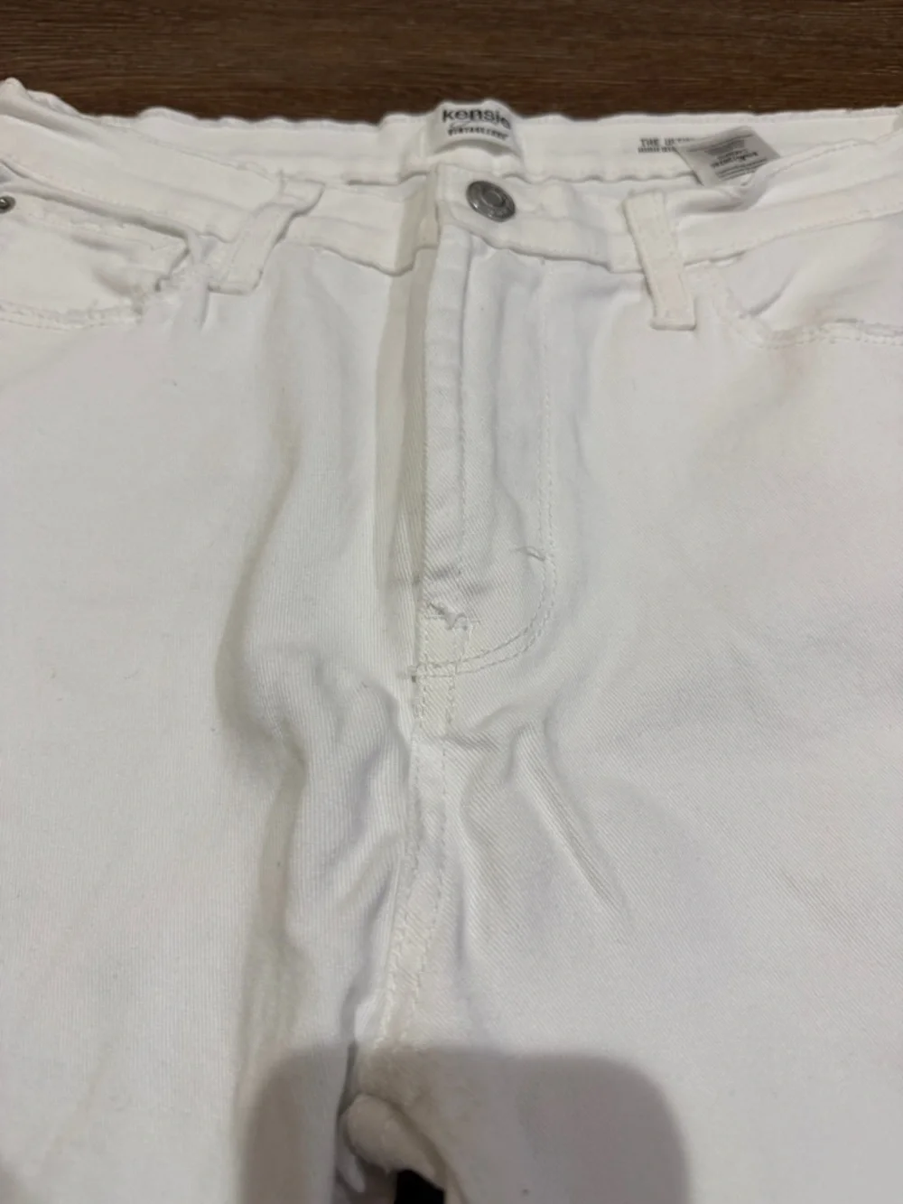 Kensie Vintage Luxe Ultimate High Rise Skinny Jeans with Frayed Hem - Picture 5 of 8